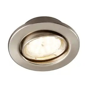 toom LED-Einbauleuchte dimmbar matt-nickel 350 lm Komplett-Set, 3 Stück