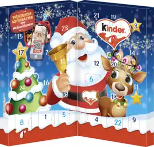 Ferrero Kinder Mix Tisch-Adventskalender 2024, 113 g