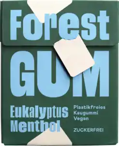 Forest Gum Eukalyptus Menthol Kaugummi, 20 g