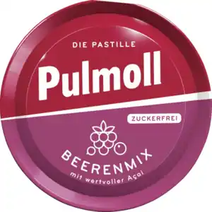 Pulmoll Mixed Berry Halspastillen mit Açaí, 50 g