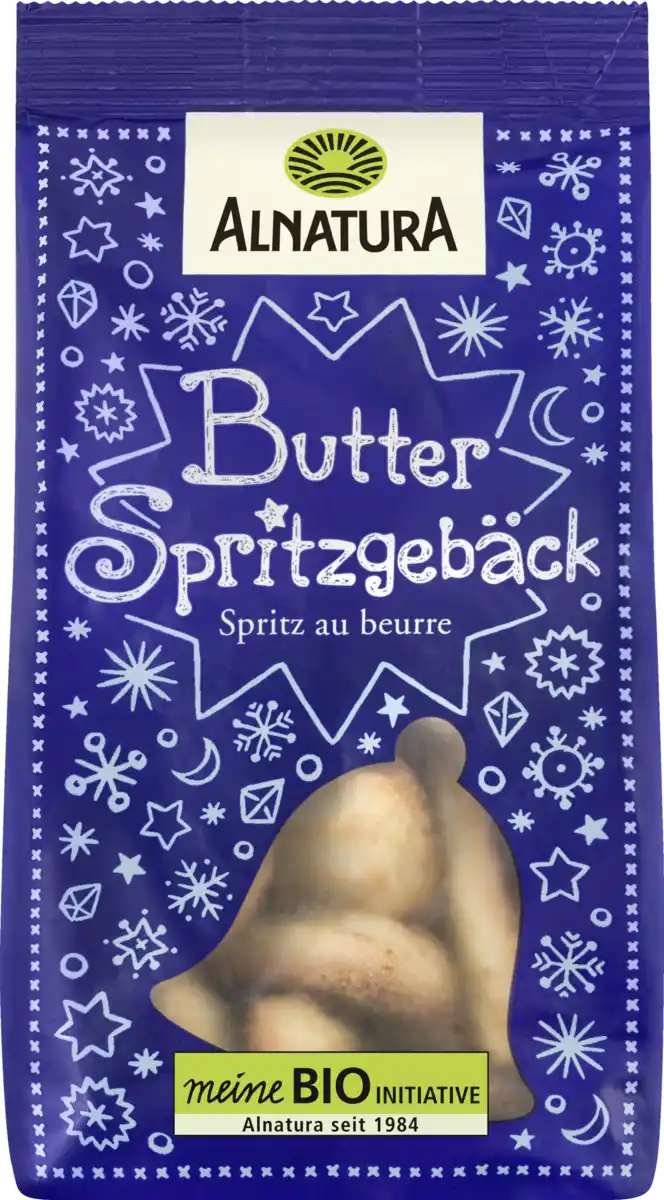 Bild 1 von Alnatura Bio Butter Spritzgebäck, 125 g