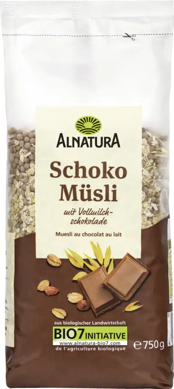 Bild 1 von Alnatura Bio Schokomüsli, 750 g