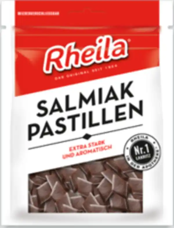 Bild 1 von Rheila Salmiak Pastillen, 90 g