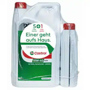 Castrol Motorenöl 'GTX 10W-40 A3/B4' 6 l