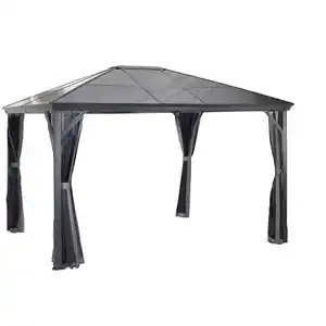 Sojag Pavillon 'Verona 10 x 14' anthrazit 298 x 423 x 261 cm