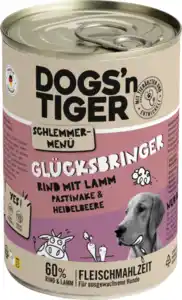 Dogs'n Tiger Glücksbringer Rind mit Lamm, 400 g