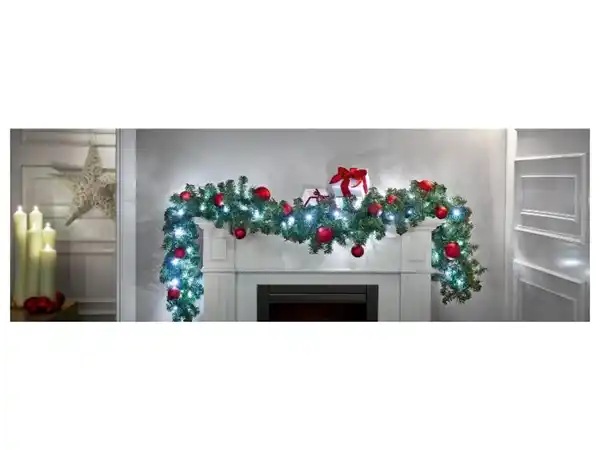 Bild 4 von LIVARNO home LED-Tannengirlande, 80 LEDs
