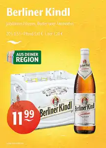 Berliner Kindl Jubiläums Pilsener, Radler oder Alkoholfrei