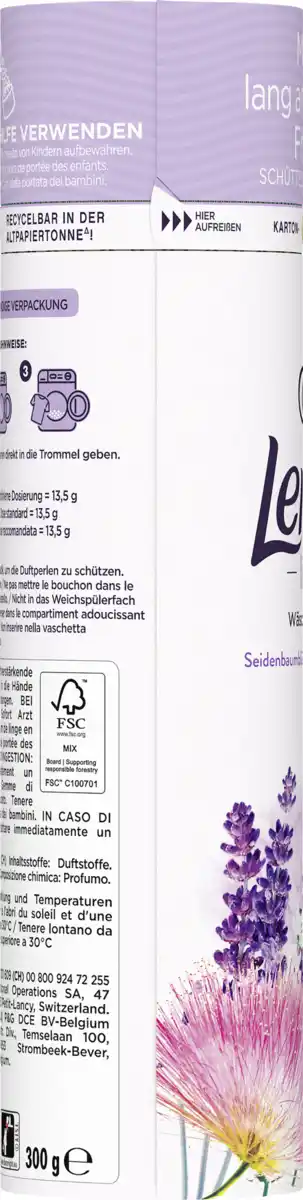 Bild 3 von Lenor Wäscheparfüm Light Lavendel Seidenbaumblüte, 300 g