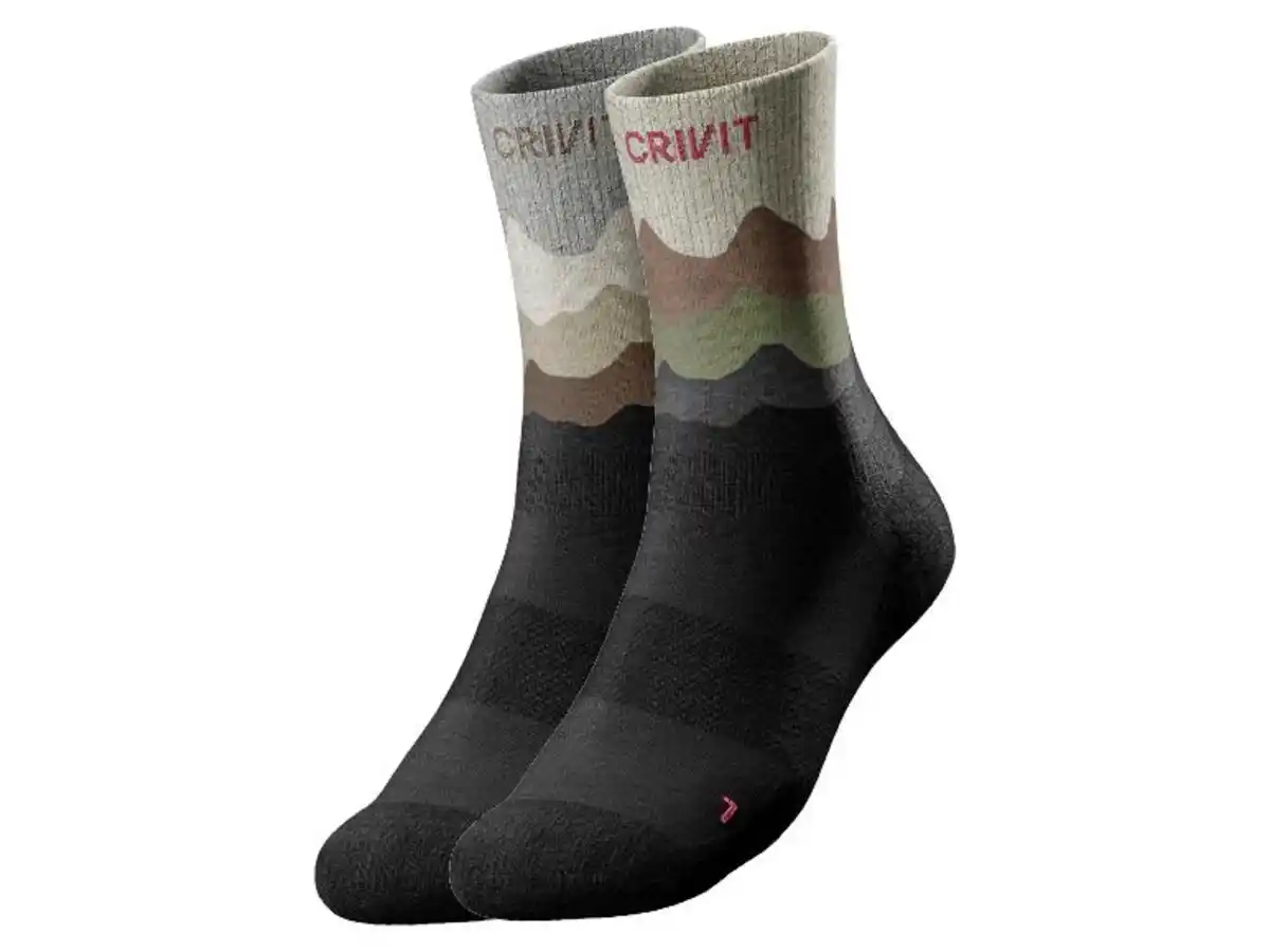 Bild 2 von CRIVIT Damen Outdoorsocken, 2 Paar, optimale Passform
