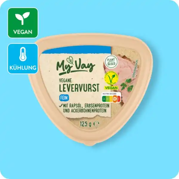 Bild 1 von MYVAY Vegane Levervurst, versch. Sorten