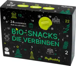 myBuddy Bio-Snack Adventskalender 2024, 1.300 g