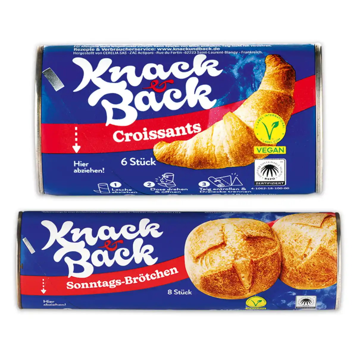 Bild 1 von Knack & Back Croissants / Sonntags-Brötchen