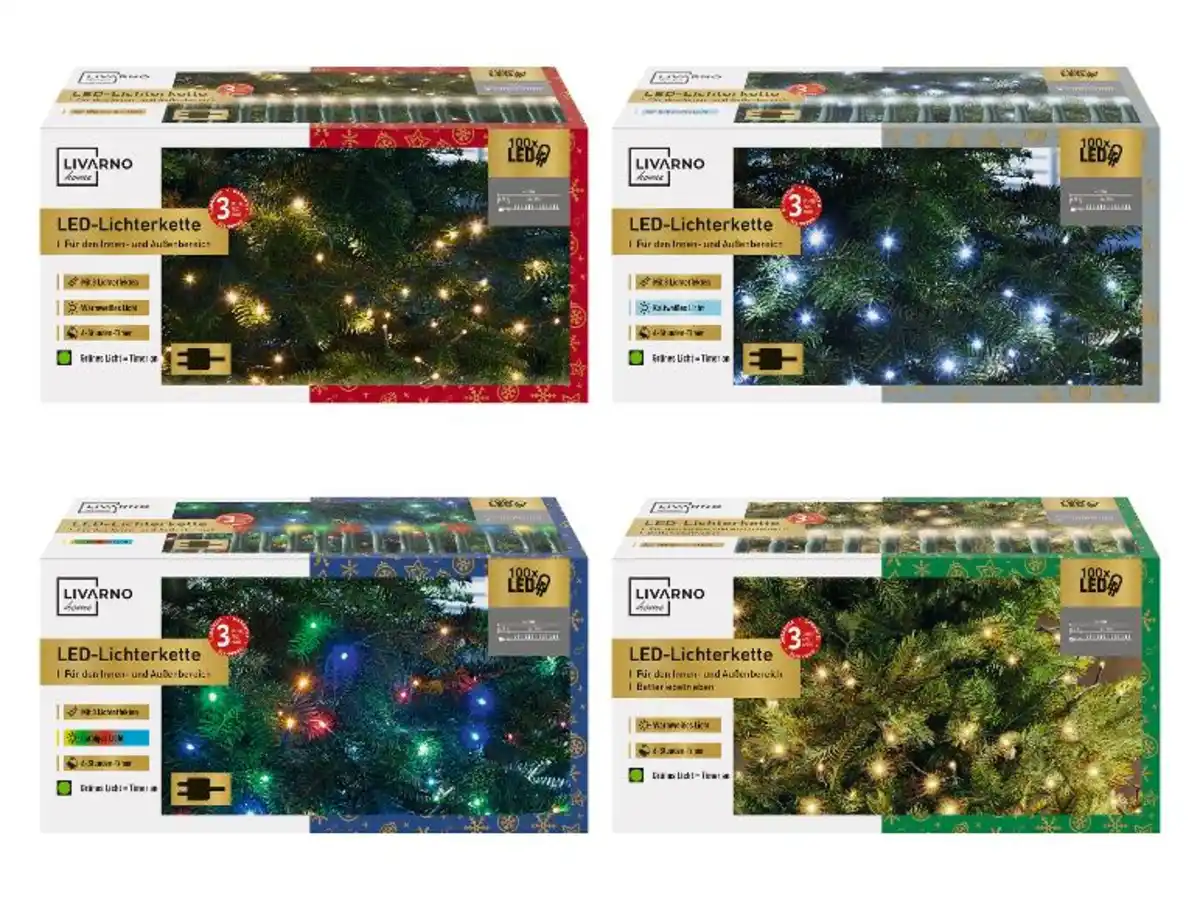 Bild 1 von LIVARNO home LED-Lichterkette, 12 m