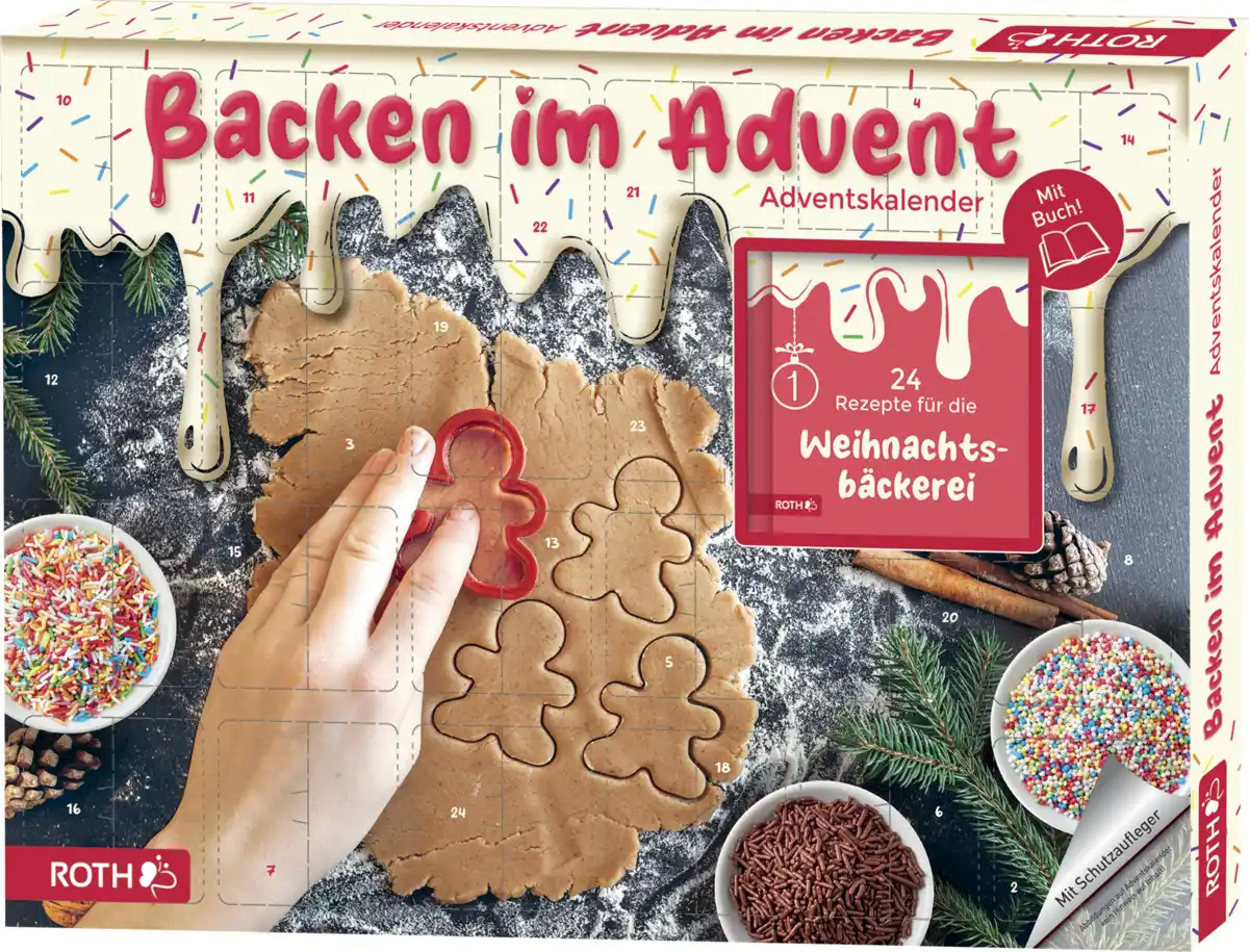 Bild 1 von Backen im Advent Adventskalender 2024, 250 g