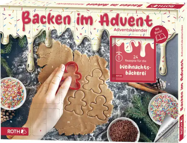 Bild 1 von Backen im Advent Adventskalender 2024, 250 g