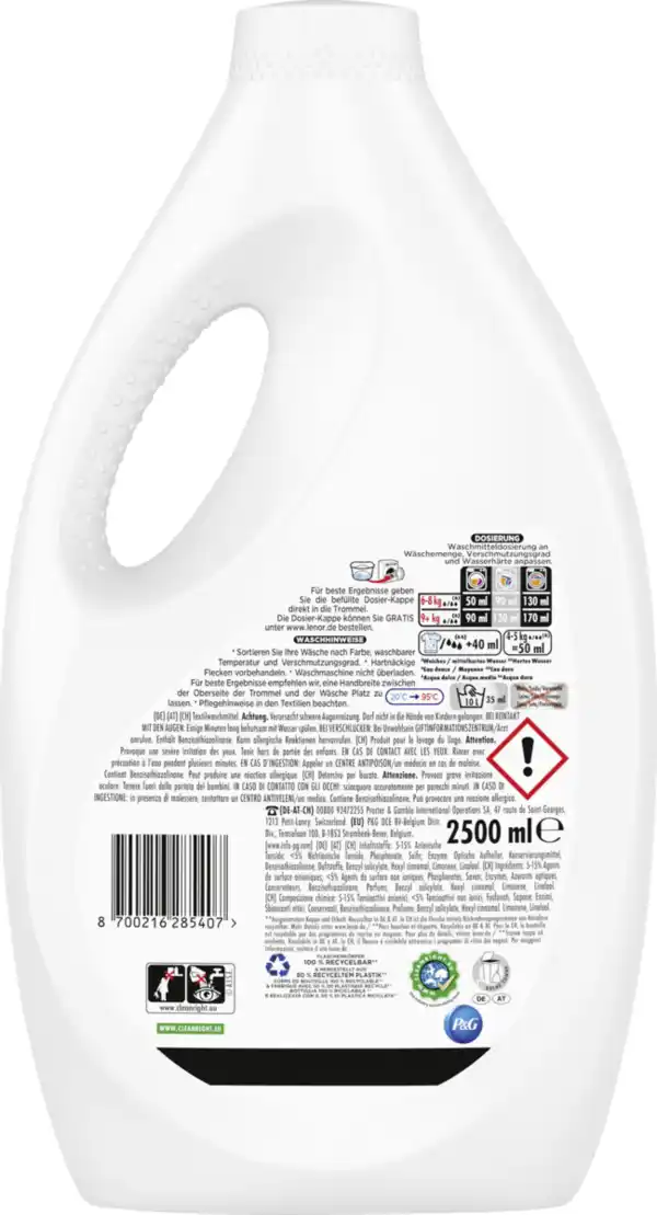 Bild 2 von Lenor Vollwaschmittel Flüssig Aprilfrisch 50 WL