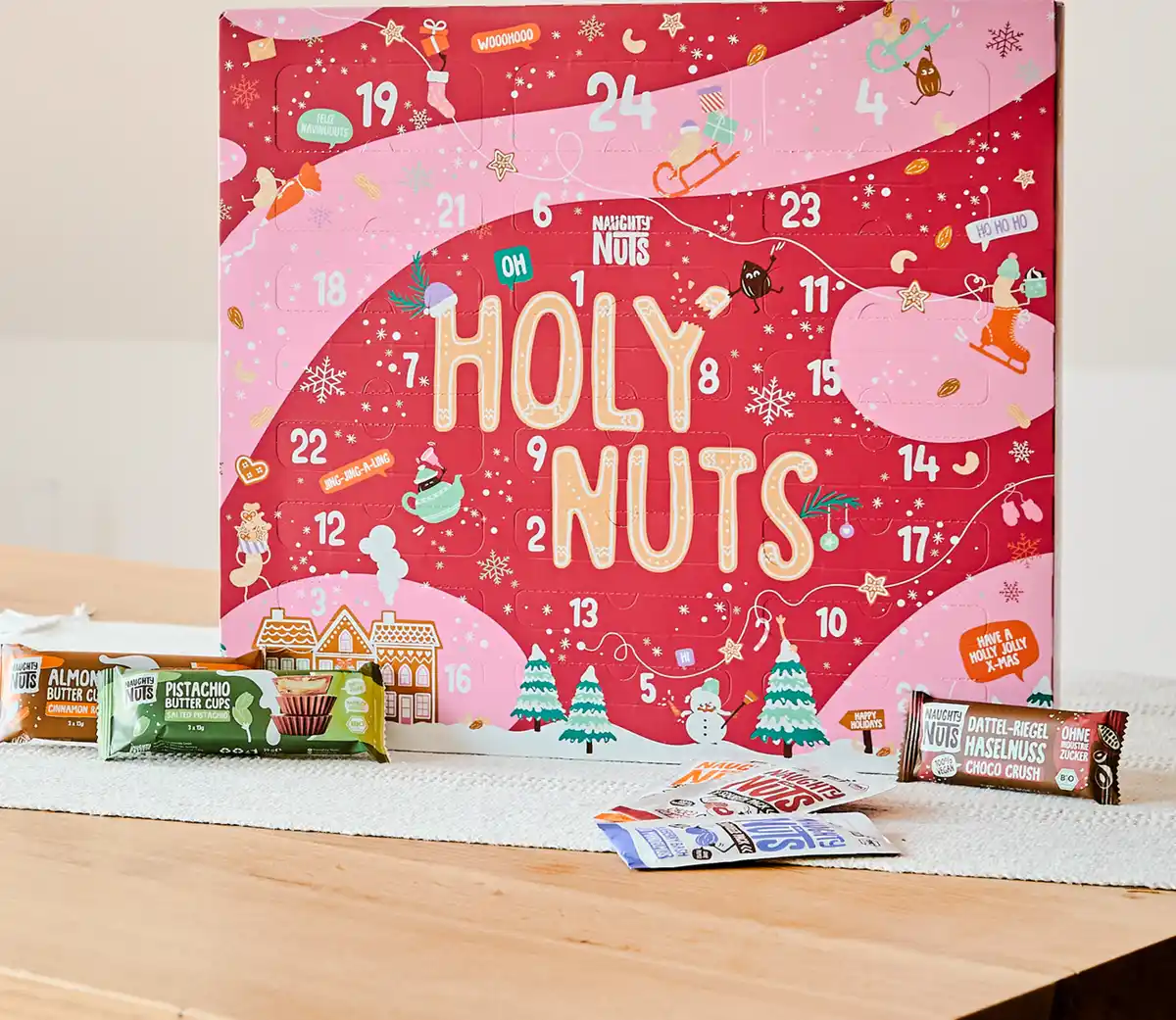 Bild 4 von Naughty Nuts Bio Adventskalender 2024, 712 g