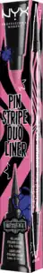 NYX PROFESSIONAL MAKEUP Eyeliner Beetlejuice Pinstripe Duo 01 Pink Chrome