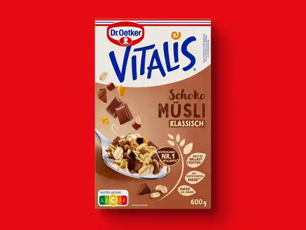 Bild 1 von Dr. Oetker Vitalis Müsli