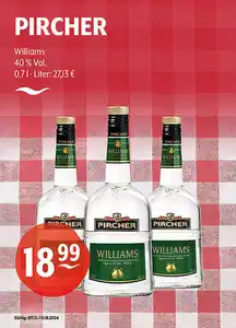 PIRCHER Williams 40 % Vol.