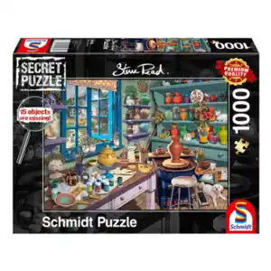 Secret Puzzles 1000 Teile, Künstler-Atelier