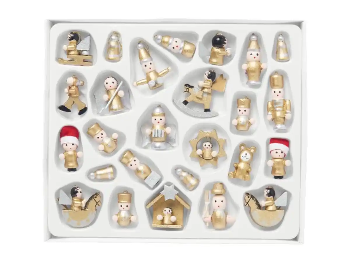 Bild 3 von LIVARNO home Christbaumschmuck, aus Holz, 26-teilig