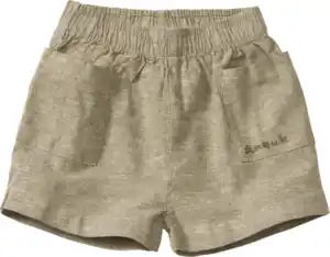 Anouk natubini Anouk Shorts mit Leinen & Stickerei, grün, Gr. 122