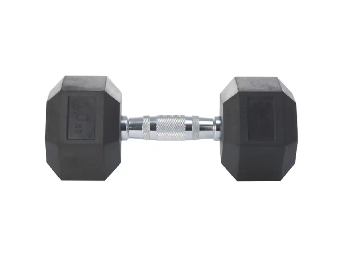 Bild 1 von CRIVIT Hexagonhantel, 10 kg, mit gusseisernem Kern