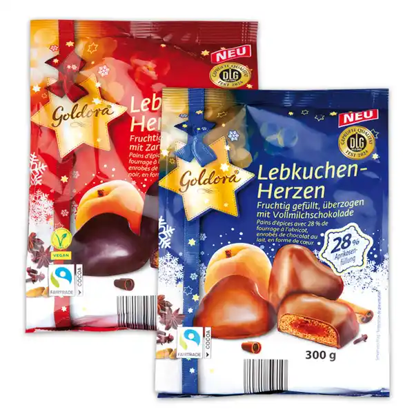 Bild 1 von Goldora Lebkuchen-Herzen