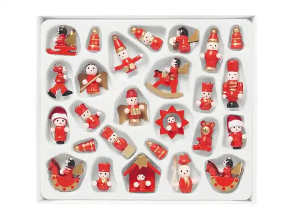 Bild 2 von LIVARNO home Christbaumschmuck, aus Holz, 26-teilig