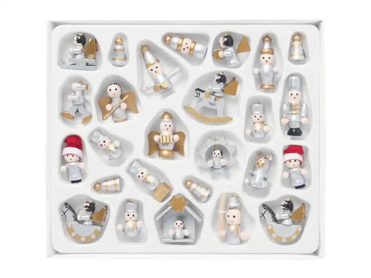 Bild 4 von LIVARNO home Christbaumschmuck, aus Holz, 26-teilig