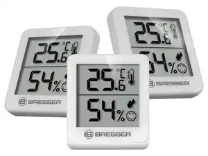 BRESSER Thermo-Hygrometer 3er Set