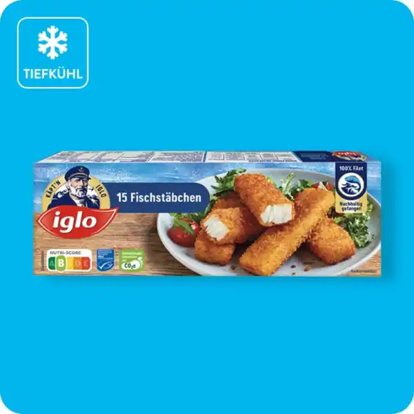 Bild 1 von IGLO Fischstäbchen