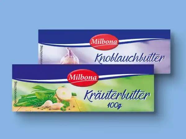 Bild 1 von Milbona Kräuter-/Knoblauchbutter,  100 g