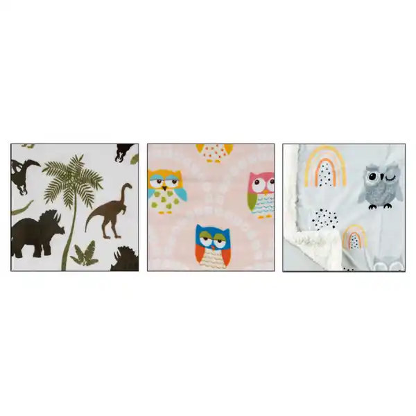 Bild 2 von Dreamtex-Junior Kinder-Coral-Sherpa-Kuscheldecke