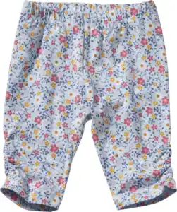 ALANA Leggings Pro Climate mit Blumen-Muster, blau, Gr. 92