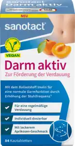 sanotact Darm aktiv Kautabletten 84 St