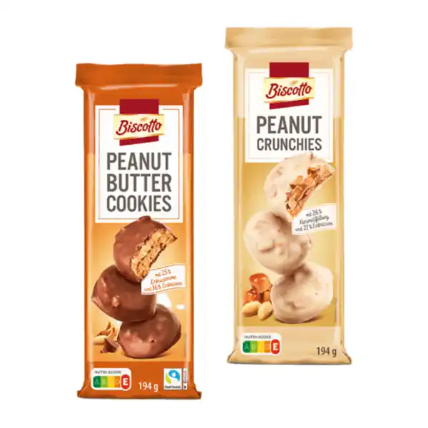 Bild 1 von BISCOTTO Crunchies / Peanut Butter Cookies 194g