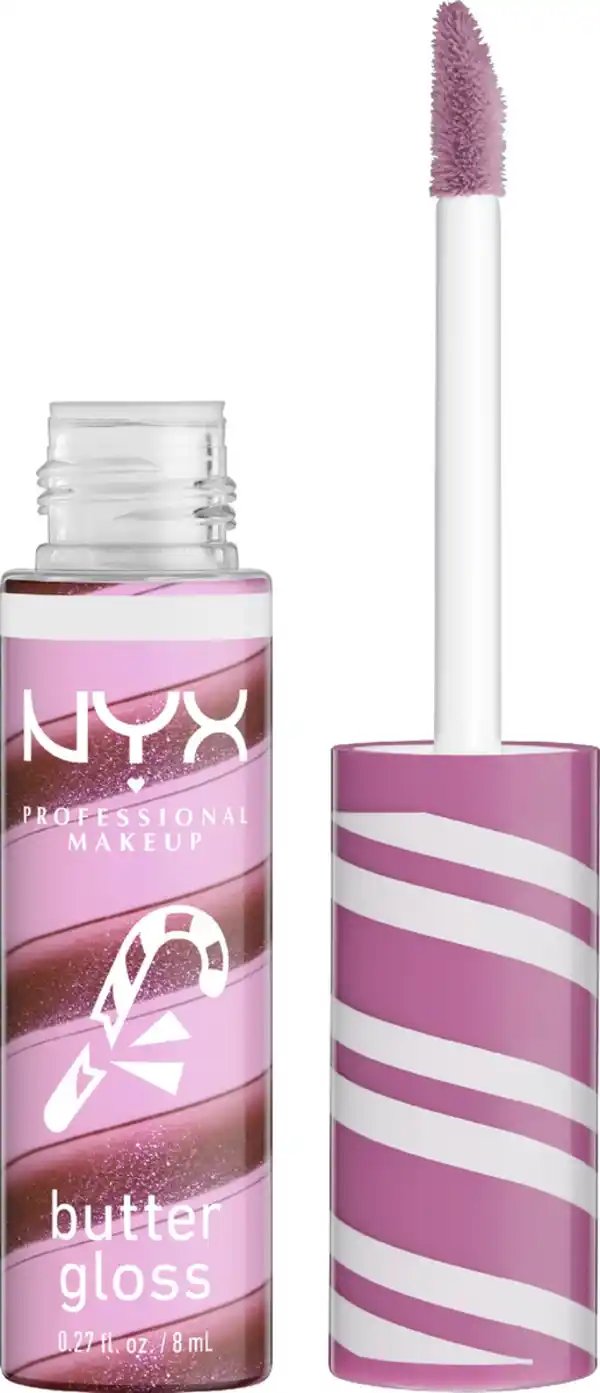 Bild 1 von NYX Professional MakeUp Butter Gloss Swirl Peppermint Swirl Candy Cane, 8 ml