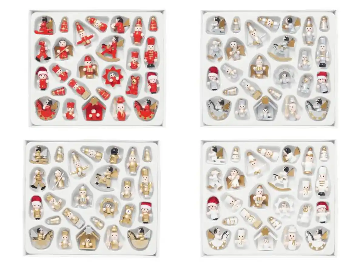 Bild 1 von LIVARNO home Christbaumschmuck, aus Holz, 26-teilig