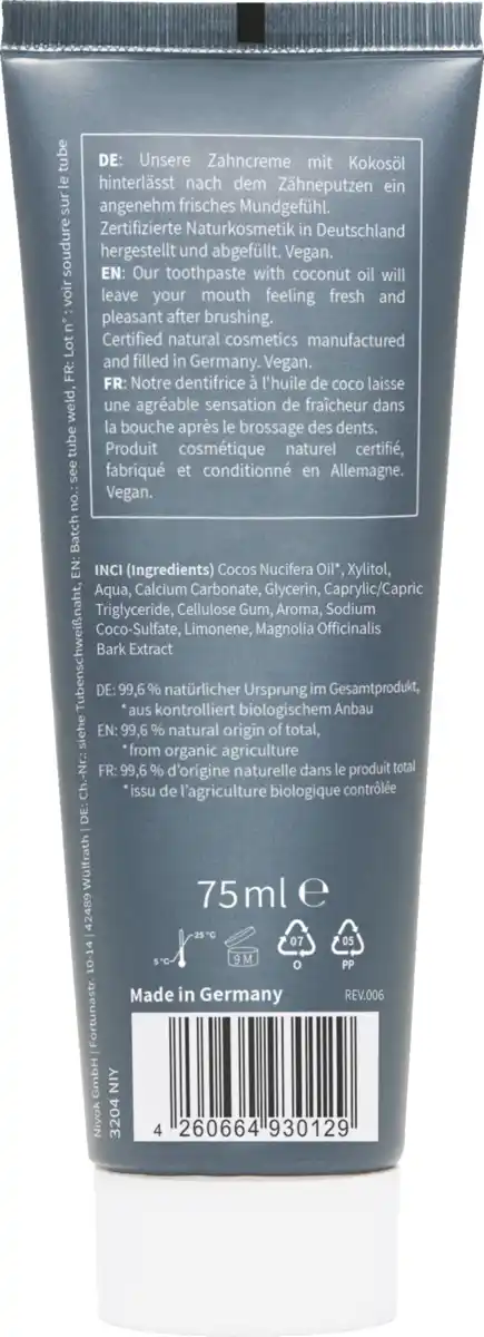 Bild 2 von Niyok Zahncreme Spearmint, 75 ml