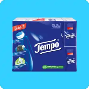 TEMPO®  Taschentücher², 4-lagig