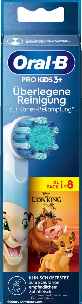 Bild 1 von Oral-B Aufsteckbürsten König der Löwen 8 St.