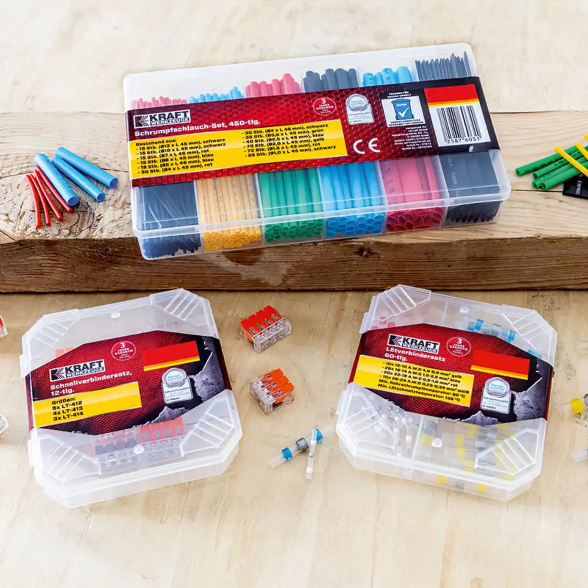 Bild 1 von Kraft Werkzeuge Elektro-Kleinteile-Set