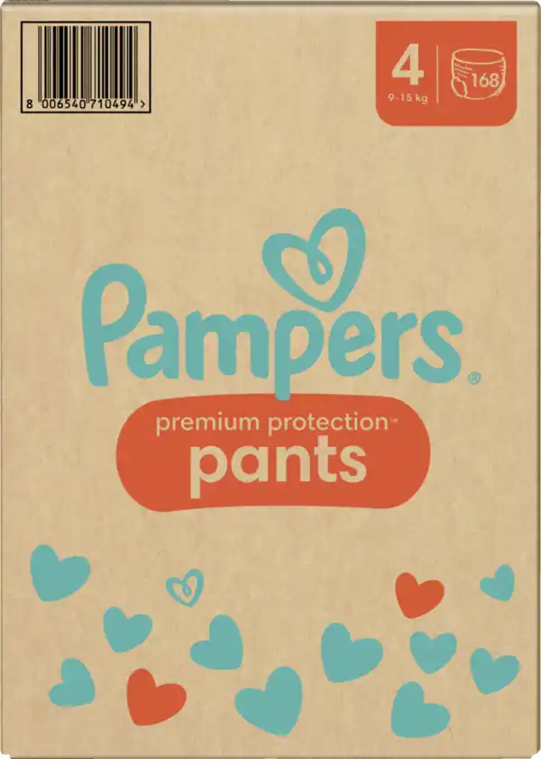 Bild 4 von Pampers Premium protection Pants Gr. 4 (9-15kg) Monatsbox