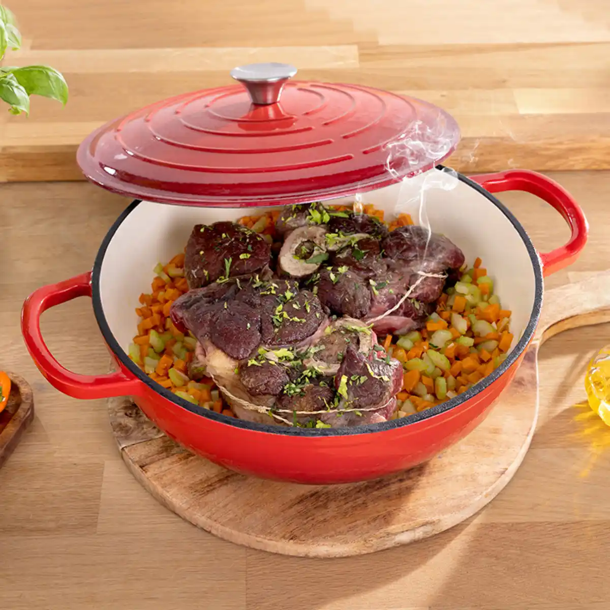 Bild 1 von CARRETTA Gourmet Selection Gusseisen-Schmortopf