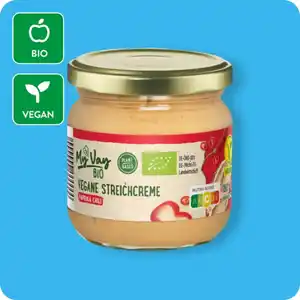 MYVAY Vegane Bio-Streichcreme, versch. Sorten