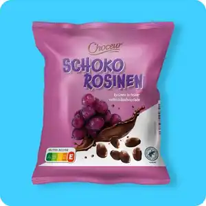 CHOCEUR Schoko-Rosinen, Kakao Rainforest Alliance-zertifiziert