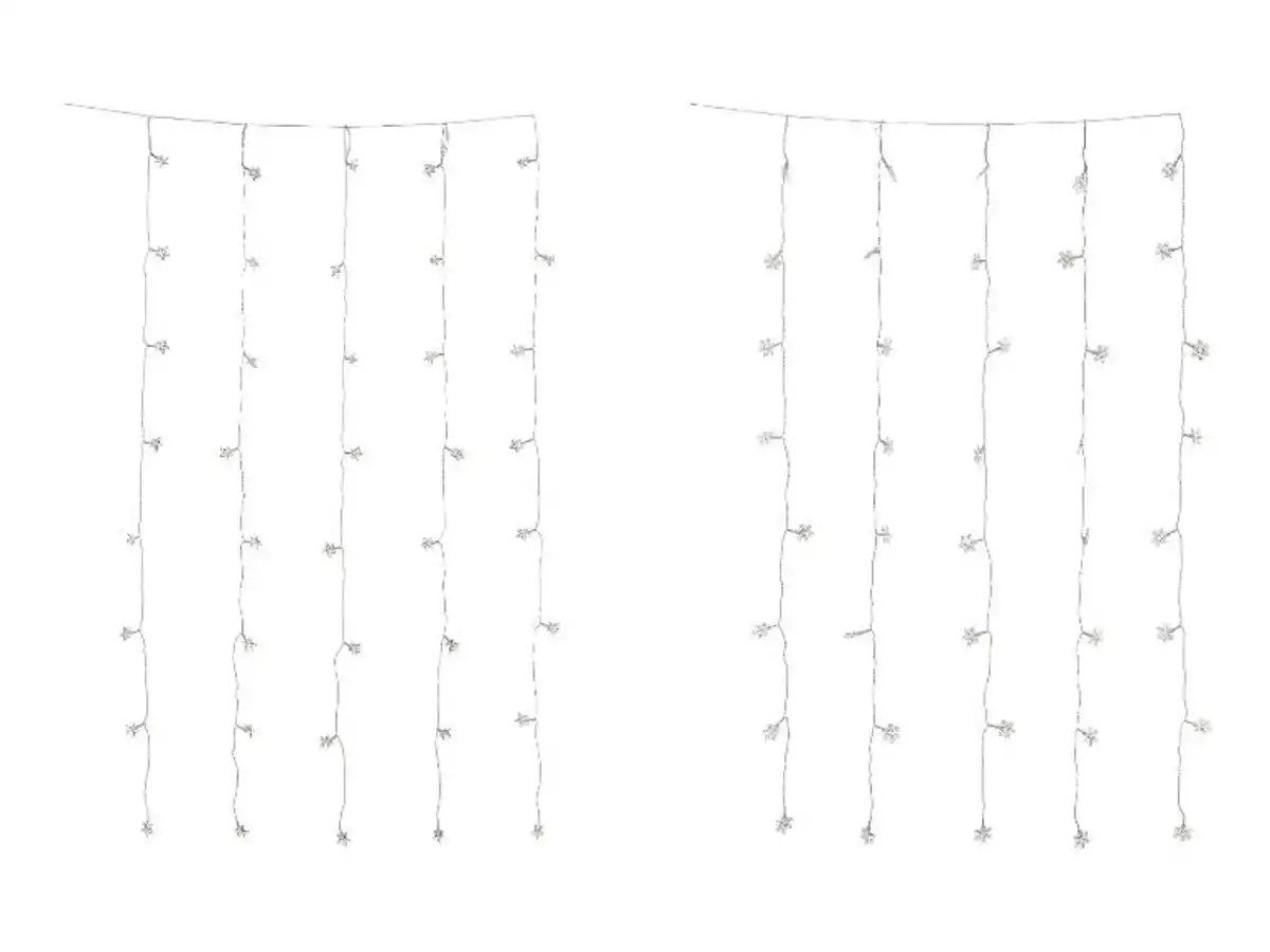 Bild 1 von LIVARNO home LED-Lichtervorhang, mit 6-Stunden-Timer,  160 cm